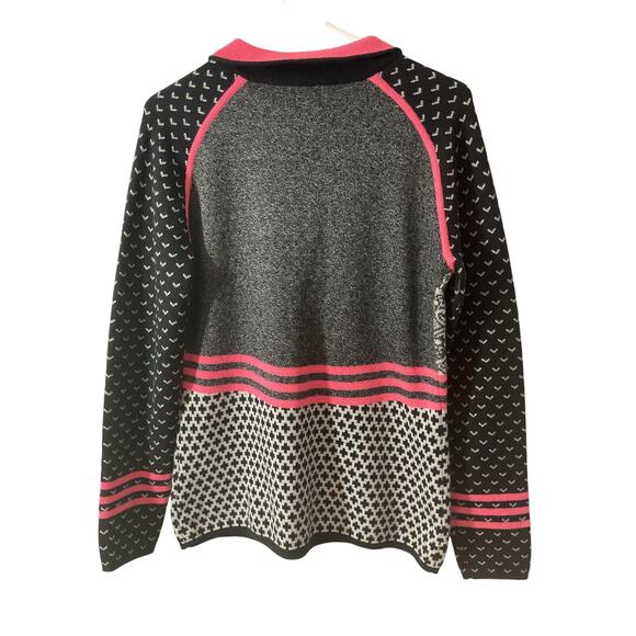 BOGA Size Medium Merino Wool Blend Sweater - Picture 8 of 8